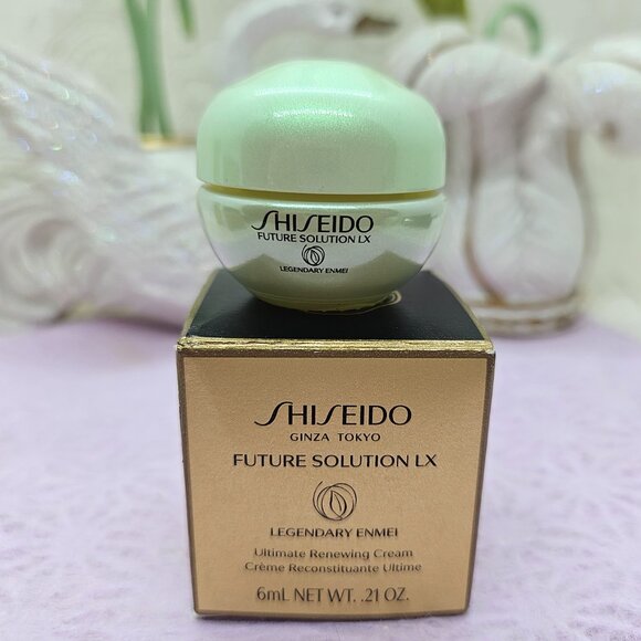 Shiseido Legendary Enmei Ultimate Luminance Serum 5ml & Renewing Cream 6ml Set - Picture 10 of 11